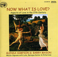 GLENDA SIMPSON - NOW WHAT IS LOVE CD