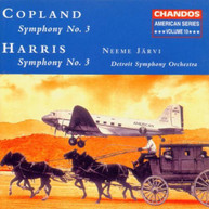 COPLAND HARRIS JARVI DETROIT SYM ORCHESTRA - SYMPHONY 3 CD