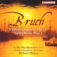 MAX BRUCH RICHARD MORDKOVITCH LSO HICKOX - VIOLIN CONCERTO #3 CD