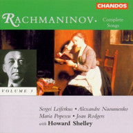 RACHMANINOFF SHELLEY LEIFERKUS RODGERS - COMPLETE SONGS 3 CD