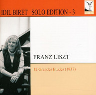 LISZT BIRET - 12 GRANDES ETUDES S 138: SOLO EDITION 3 CD
