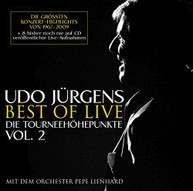 UDO JURGENS - BEST OF LIVE: DIE TOURNEEHOHEPUNKTE VOL. 2 (IMPORT) CD