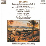HAYDN /  WORDSWORTH - SYMPHONIES 83, 94 & 101 CD