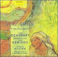 SCHUBERT GACHINGER KANTOREI RILLING - LAZARUS (ORATORIO) CD