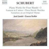 SCHUBERT /  JANDO / KOLLAR - PIANO WORKS FOR FOUR HANDS 3 CD