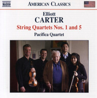 CARTER PACIFICA QUARTET - STRING QUARTETS 1 & 5 CD