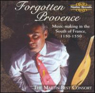 MARTIN BEST CONSORT - FORGOTTEN PROVENCE CD