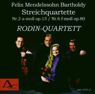 MENDELSSOHN RODIN QUARTETT - STRING QUARTETS 2 & 6 CD