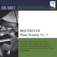 BEETHOVEN BIRET - IDIL BIRET BEETHOVEN EDITION 10: SONATAS 5 CD