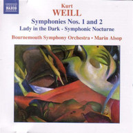 WEILL ALSOP BOURNEMOUTH SO - SYMPHONIES 1 & 2 CD