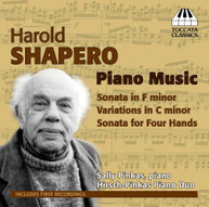 SHAPERO - PIANO MUSIC CD