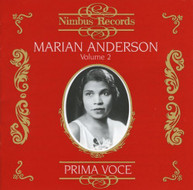 ANDERSON RUPP VEHANEN PRIMROSE - MARIAN ANDERSON 2 CD