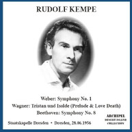 WEBER WAGNER BEETHOVEN SKD KEMPE - SYMPHONY 1 CD