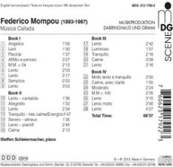 MOMPOU SCHLEIERMACHER - MUSICA CALLADA CD