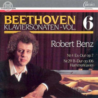 BEETHOVEN ROBERT BENZ - KLAVIERSONATEN 6 CD