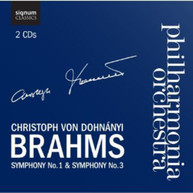 BRAHMS PHILHARMONIA ORCH DOHNANYI - SYMPHONY 1 & 3 CD