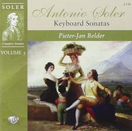 SOLER BELDER - KEYBOARD SONATAS 3 CD