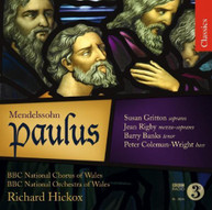 MENDELSSOHN GRITTON BBC NAT'L ORCH HICKOX - PAULUS OP 36 CD