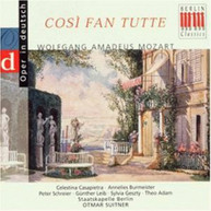 MOZART CASAPIETRA SCHREIER - COSI FAN TUTTE CD