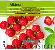 ALBINONI FOLENA - SIX SONATAS FOR FLUTE & CONTINUO OP 6 CD