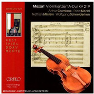 MOZART GRUMIAUX MORINI MILSTEIN - CONCERTO FOR VIOLIN & ORCHESTRA CD