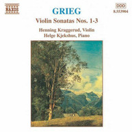GRIEG KRAGGERUD KJEKSHUS - VIOLIN SONATAS 1 - VIOLIN SONATAS 1-3 CD