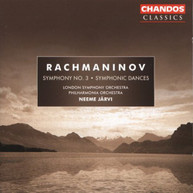 RACHMANINOFF JARVI SLO PO - SYMPHONIC DANCES SYMPHON 3 CD