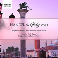 HANDEL LONDON EARLY OPERA CUNNINGHAM - HANDEL IN ITALY 1 CD