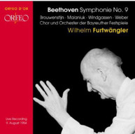 BEETHOVEN BROUWENSTIJN FURTWANGLER - SYMPHONY NO 9 CD