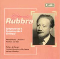 RUBBRA DE SARAM PAO LSO DEL MAR HANDLEY - SYMPHONIES 6 & 8 CD