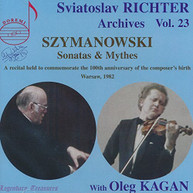 SZYMANOWSKI SVIATOSLAV RICHTER - RICHTER ARCHIVES 23 CD
