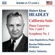 HEADLEY BOGOLYBOVA RUSSIAN PO YABLONSKY - PIANO CONCERTOS 1 & 2 CD