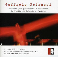 PETRASSI RAI SYMPHONY TAMAYO - CONCERTO FOR PIANO & ORCHESTRA CD