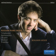 TCHAIKOVSKY RACHMANINOFF MEDTNER MOSER - RUSSIAN PIANO MUSIC CD
