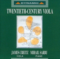 ENESCU STRAVINSKY BRITTEN CREITZ SARBU - XXTH CENTURY VIOLA CD