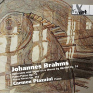 BRAHMS PIAZZINI - VARIATIONS & FUGUE ON A THEME BY HAENDEL OP 24 CD