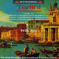 TARTINI AYO SYMPHONIA PERUSINA ORCHESTRA - VIOLIN CONCERTOS 2 CD