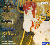 BEETHOVEN KUROSAKI NICHOLSON - COMPLETE VIOLIN SONATAS 1 CD