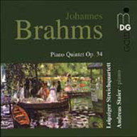 BRAHMS STAIER LEIPZIG STRING QUARTET - PIANO QUINTET OP 34 CD