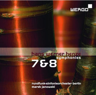 HENZE /  BRSO / JANOWSKI - SYMPHONIES NOS. 7 & 8 CD