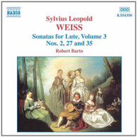 SILVIUS LEOPOLD WEISS ROBERT BARTO - SONATAS FOR LUTE #3 CD