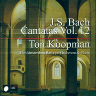 BACH LARSSON MARKERT ABO KOOPMAN - COMPLETE CANTATAS 12 CD