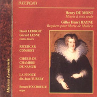 DU MONT HAYNE CONSORT TUBERY - MOTETS REQUIEM FOR MARIE DE CD