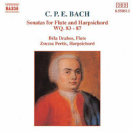 C.P.E. BACH /  DRAHOS / PERTIS - SONATAS FOR FLUTE & HARPSICHORD CD