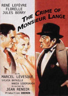 CRIME OF MONSIEUR LANGE DVD