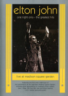 ELTON JOHN - ONE NIGHT ONLY: THE GREATEST HITS LIVE DVD
