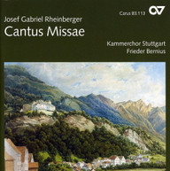 RHEINBERGER HAPPEL SUSS ENGELS BERNIUS - CANTUS MISSAE CD