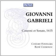 GABRIELI - CANZONI ET SONATE 1615 CD