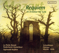 MOZART NETHERLANDS CHAMBER CHOIR KUIJKEN - REQUIEM IN D K.626 CD