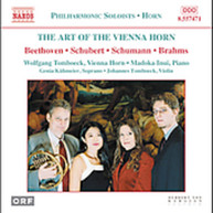 BEETHOVEN SCHUBERT SCHUMANN TOMBOECK INUI - ART OF THE VIENNA CD